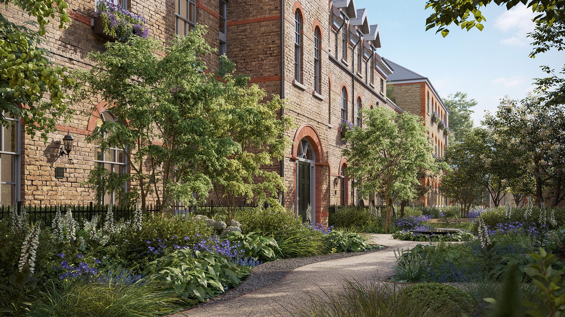 Fifty Brook Green new build apartments, Hammersmith